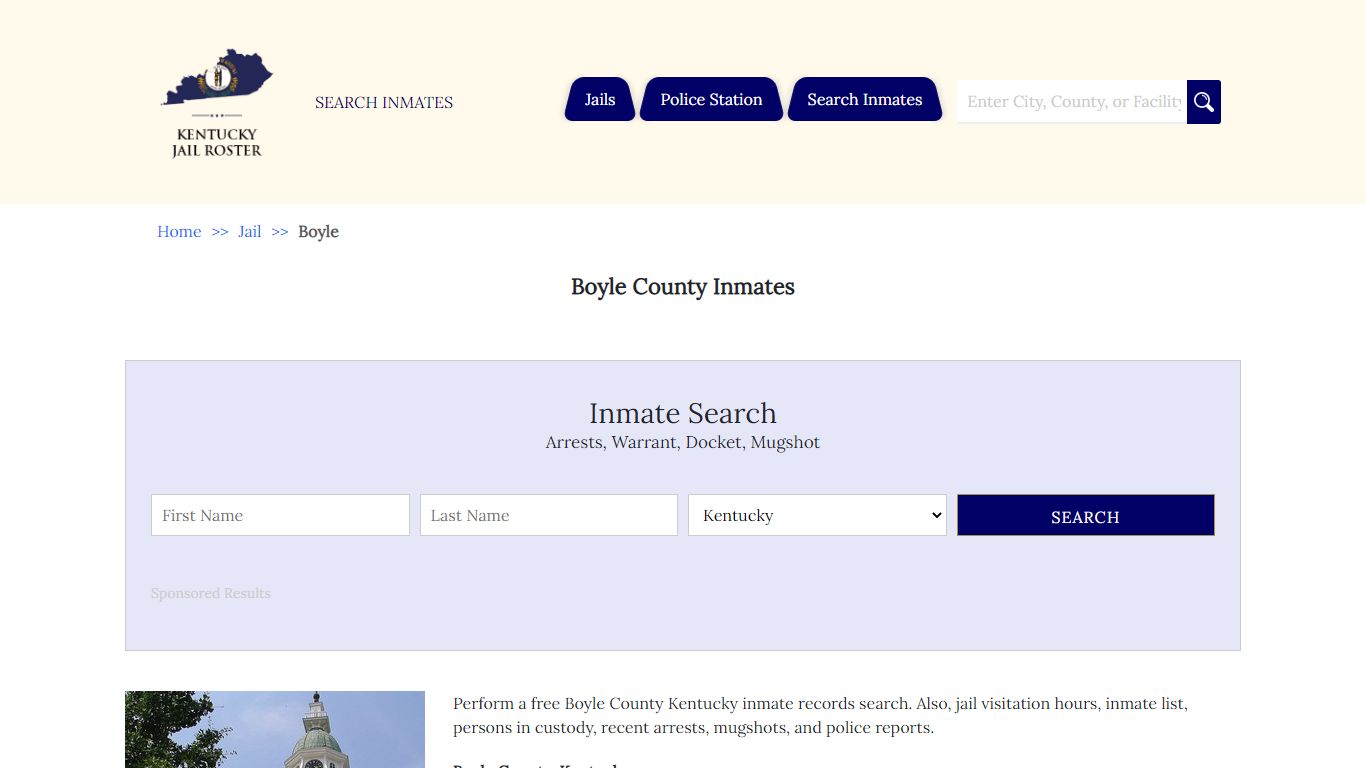 Boyle County Inmates | Jail Roster Search